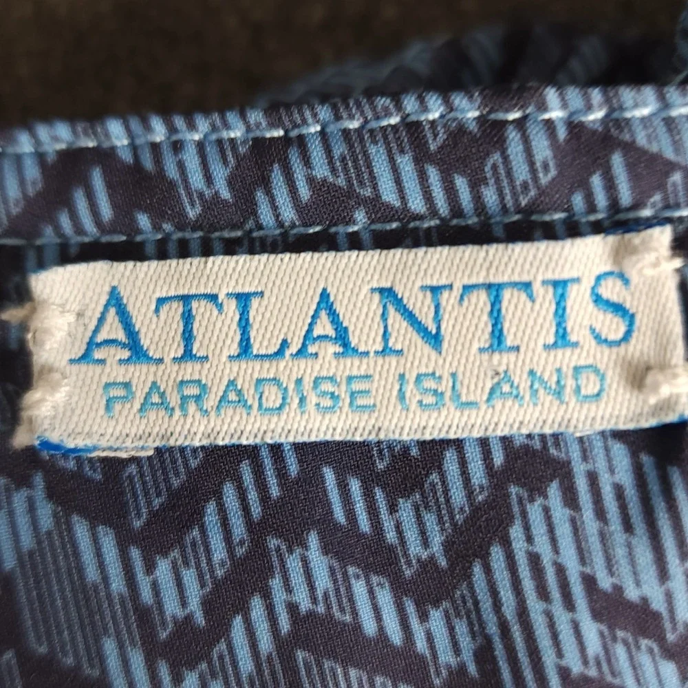 JUST BONES BOARDWEAR Mens Swim Trunks Shorts Blue Chevron Print‎ Size 38 M